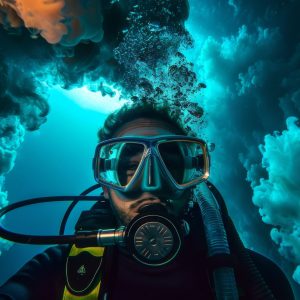 underwater-portrait-scuba-diver-exploring-sea-world